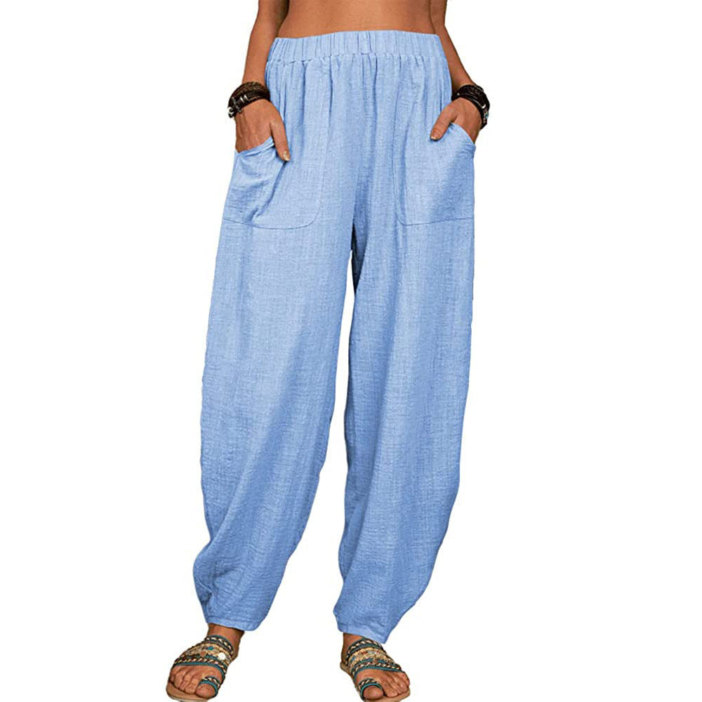 Valenzora | Casual harem pants with pockets