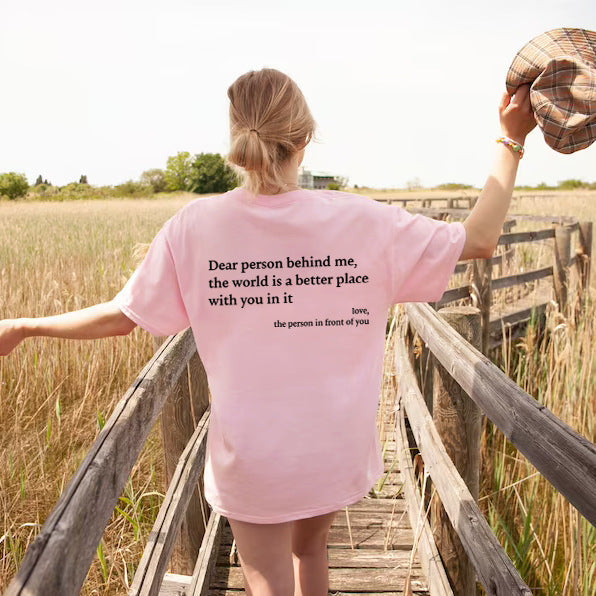 Valenzora | Women's T-shirt with round neck and slogan