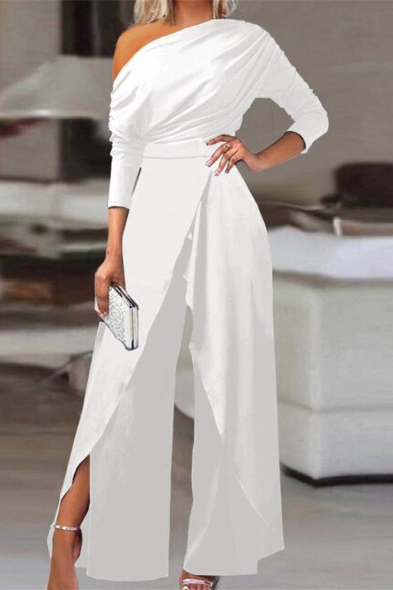 Valenzora | Women's Festive Jumpsuit White