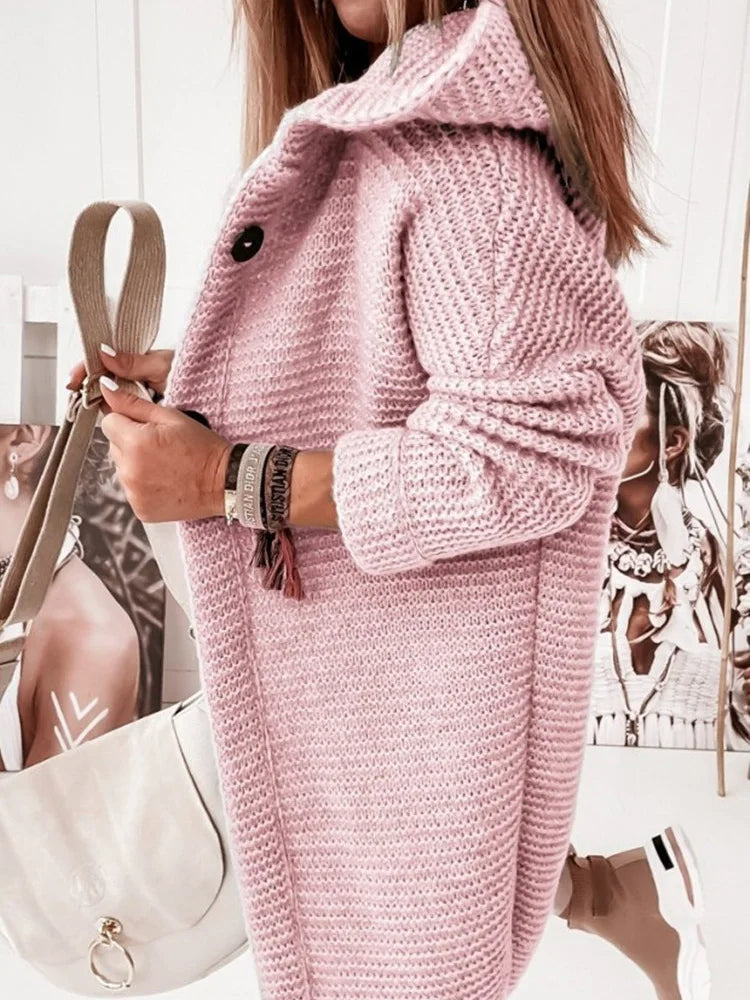 Valenzora – Rubin – Kuschelige Strickjacke