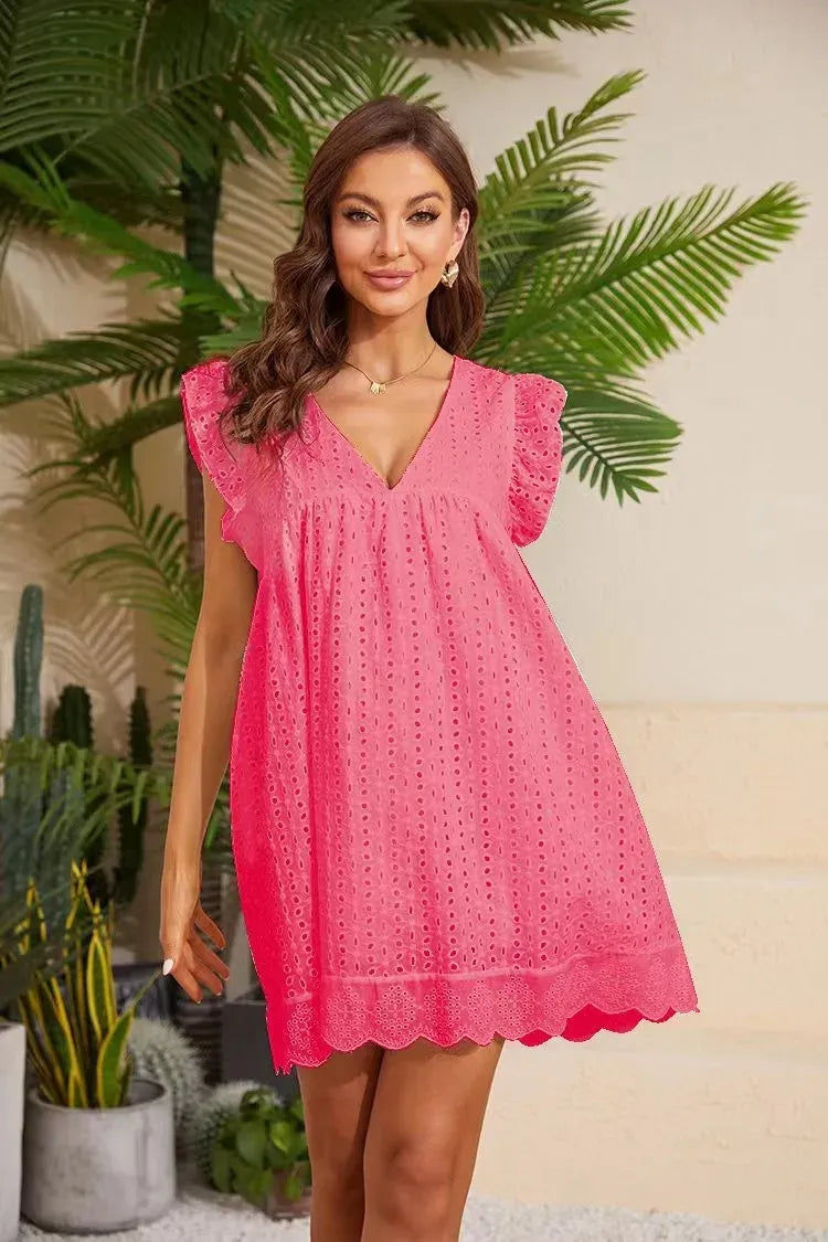 Valenzora - Embroidered summer dress