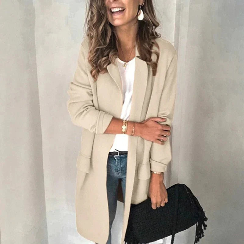 Valenzora | Langer Cardigan Bequeme und elegante Strickweste