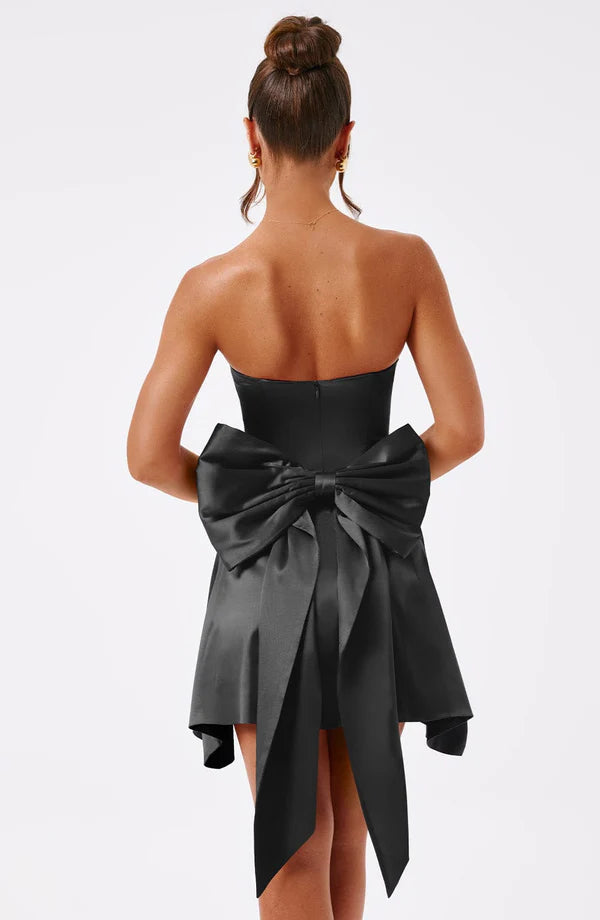 Valenzora | Sleeveless mini dress with bow detail
