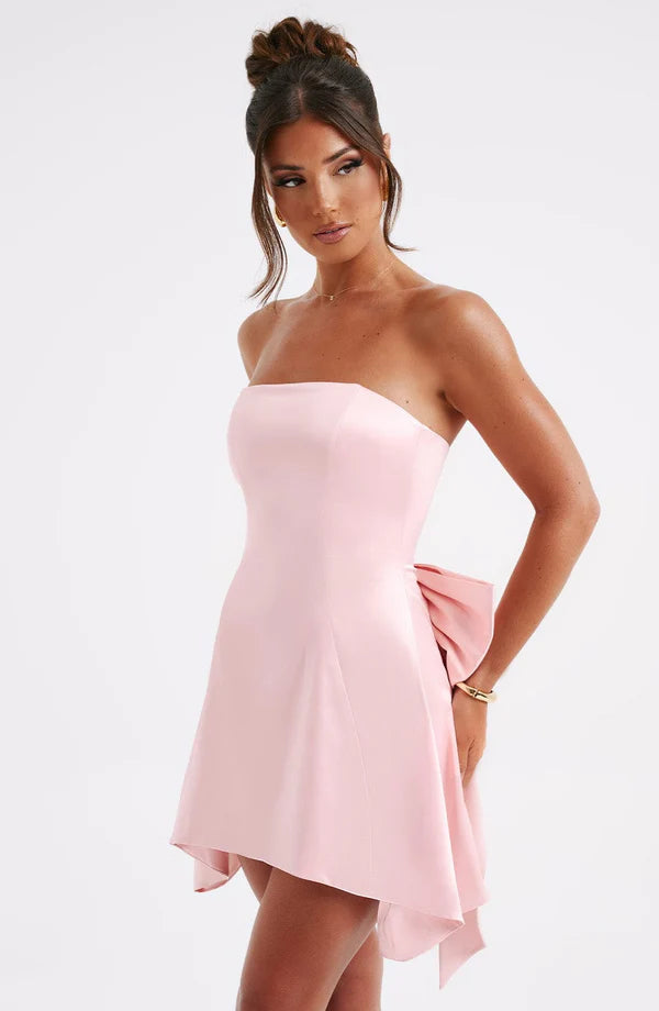 Valenzora | Sleeveless mini dress with bow detail