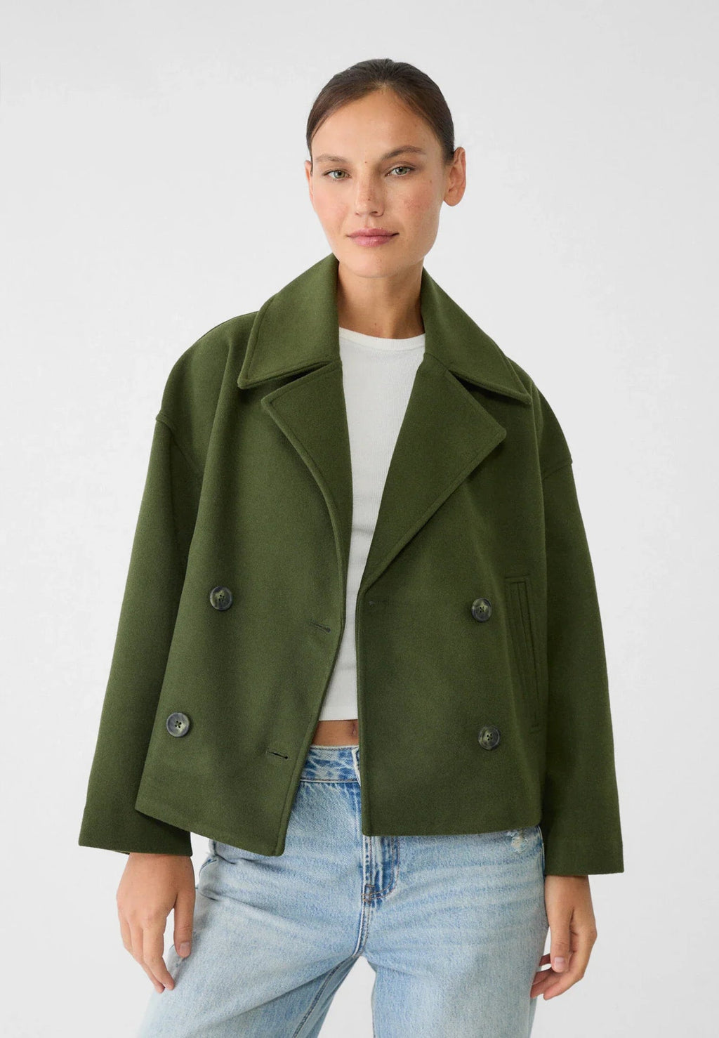 Valenzora | Kurze Wildlederjacke