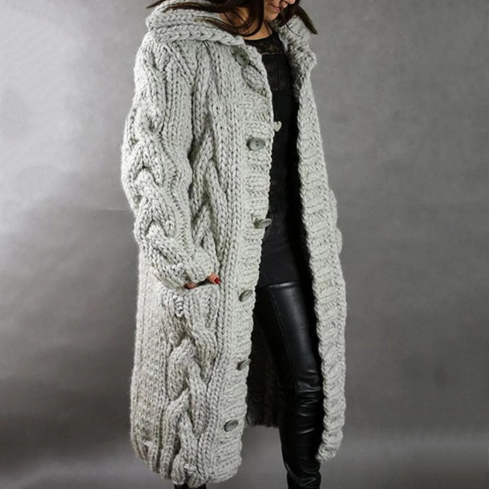 Gallanto - Cozy knitted coat for women