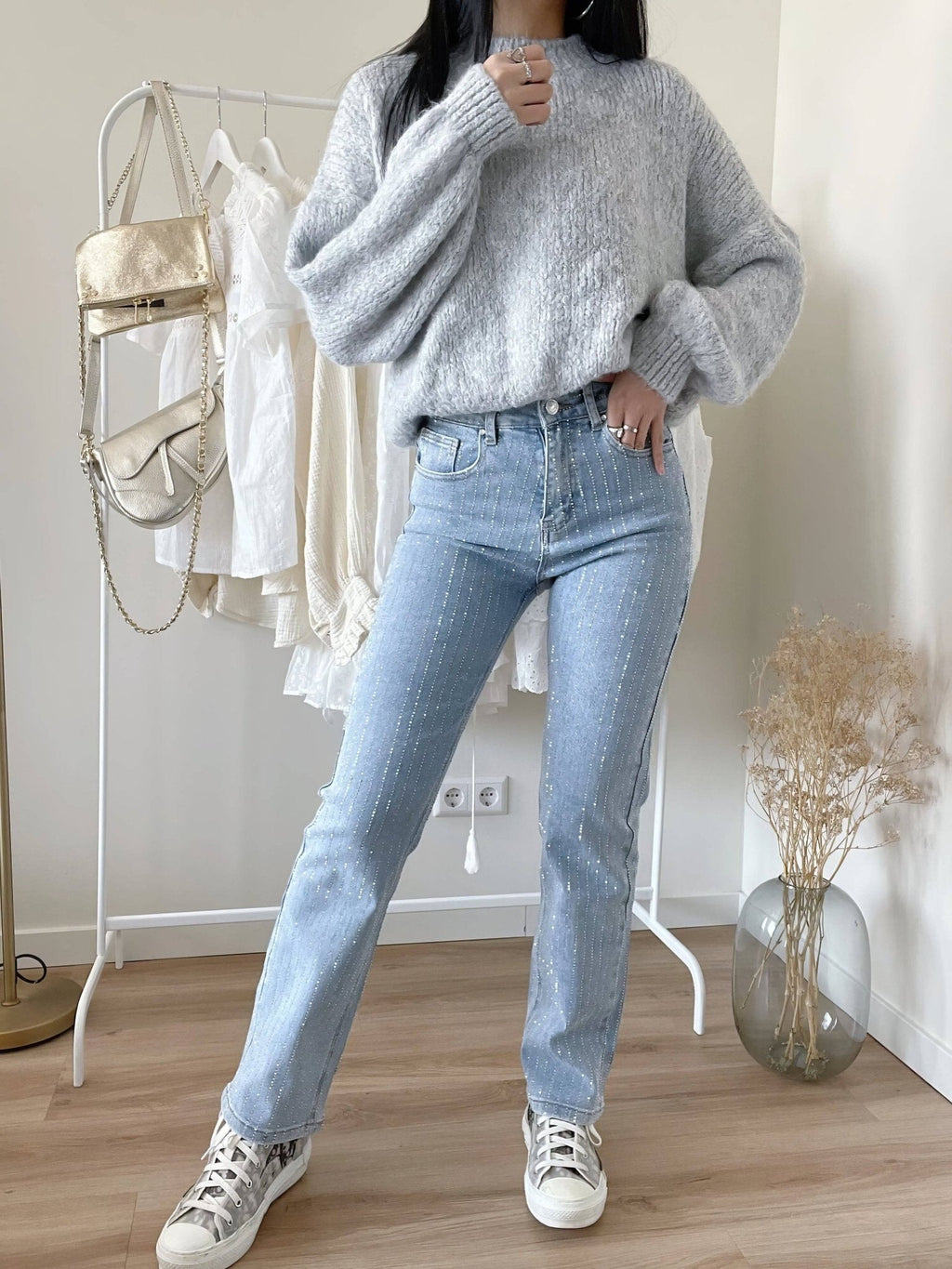 Valenzora | Jeans mit Glitzer für einen funkelnden Look