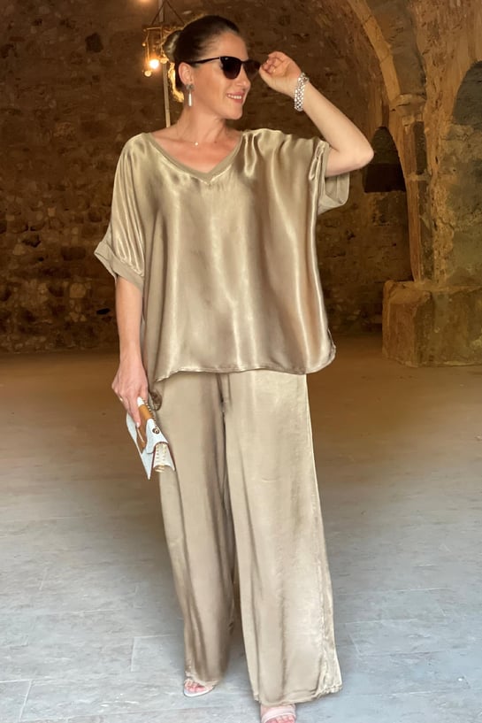 Valenzora | V-neck 2-piece set