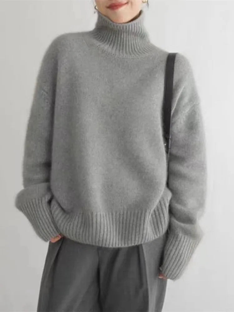 Valenzora | Kaschmir-Pullover mit Spitze für Damen