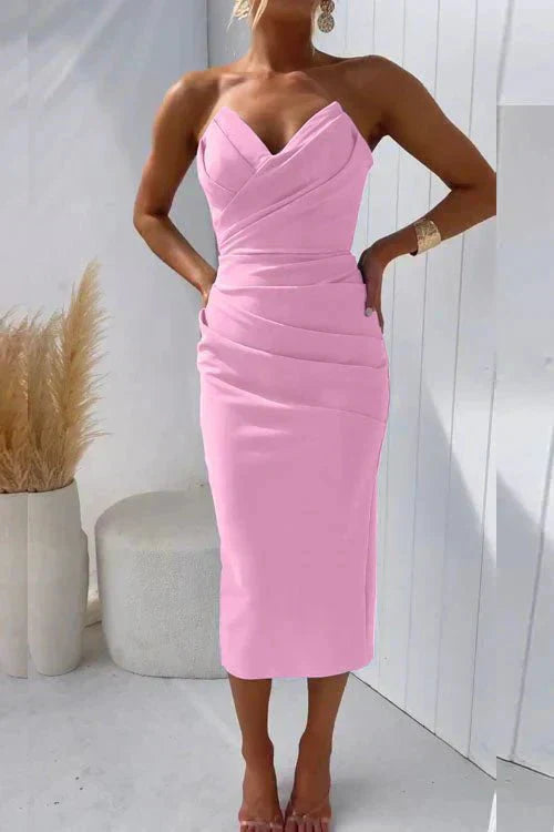 Valenzora | Elegantes Midikleid Klassische Eleganz