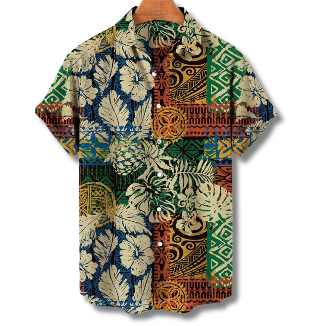 Valenzora | Men's Hawaiian Short-Sleeve Shirt