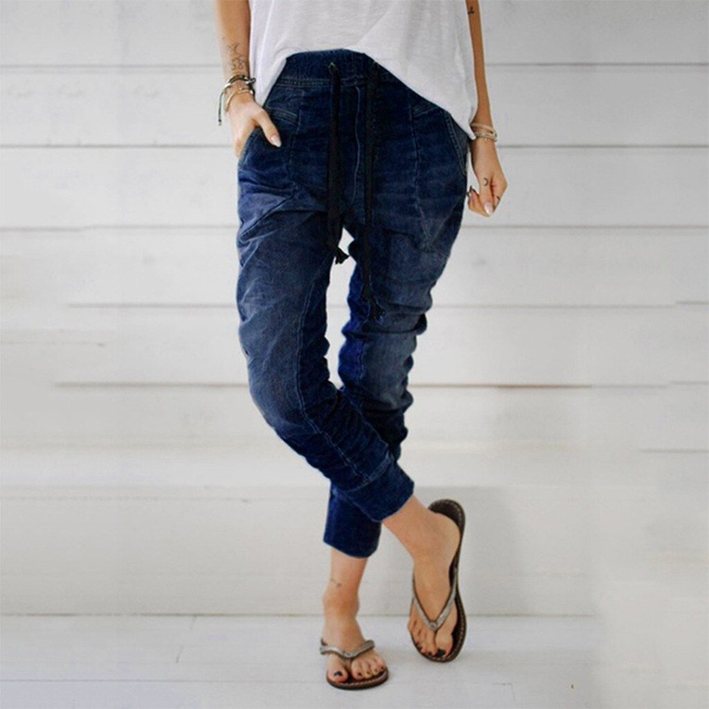 Valenzora | High-Waist-Jeans lockerer Denim