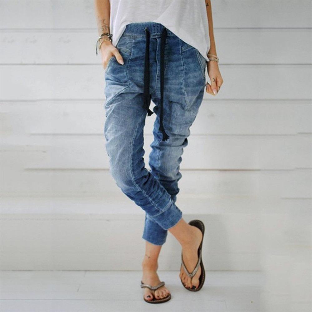 Valenzora | High-Waist-Jeans lockerer Denim