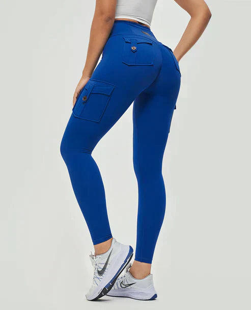 Valenzora | High-waisted cargo leggings