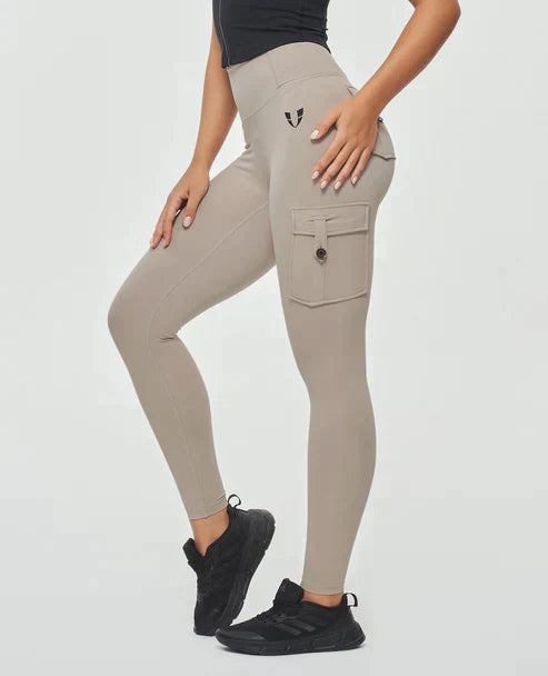 Valenzora | High-Waist Cargo Leggings