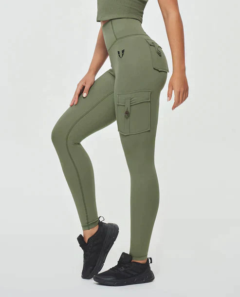 Valenzora | High-Waist Cargo Leggings