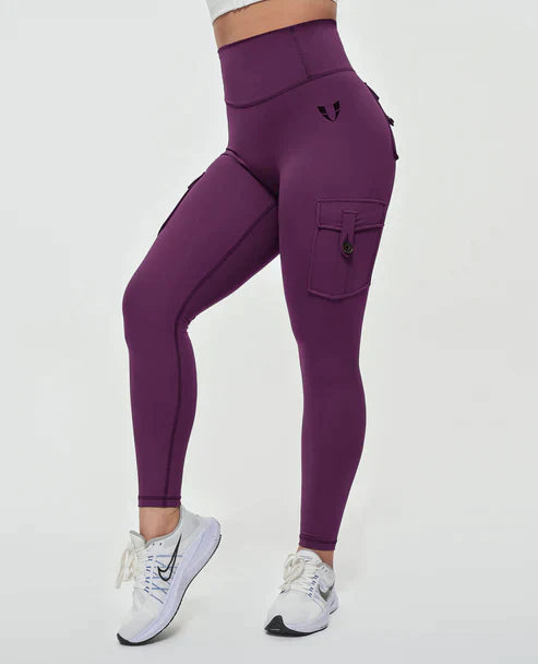 Valenzora | High-Waist Cargo Leggings