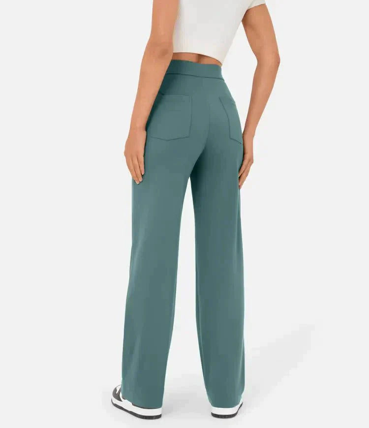 Valenzora | Women's Elastic High-Waisted Casual Trousers