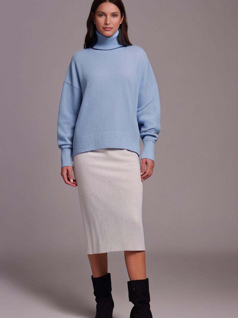 Valenzora | Cashmere turtleneck sweater