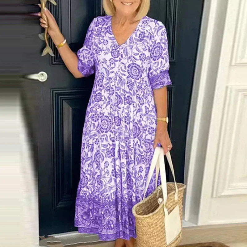 V-neck dress for women