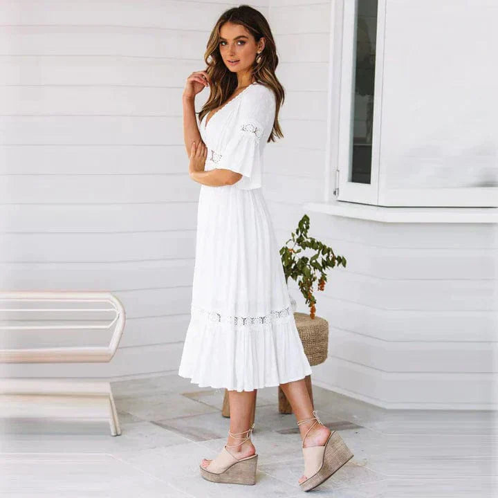 Valenzora | Langes Laternenkleid