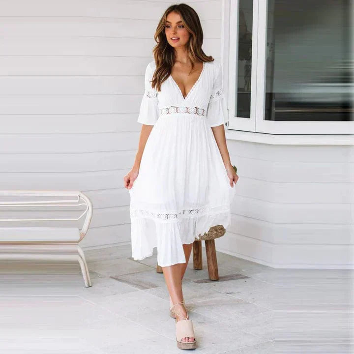Valenzora | Langes Laternenkleid