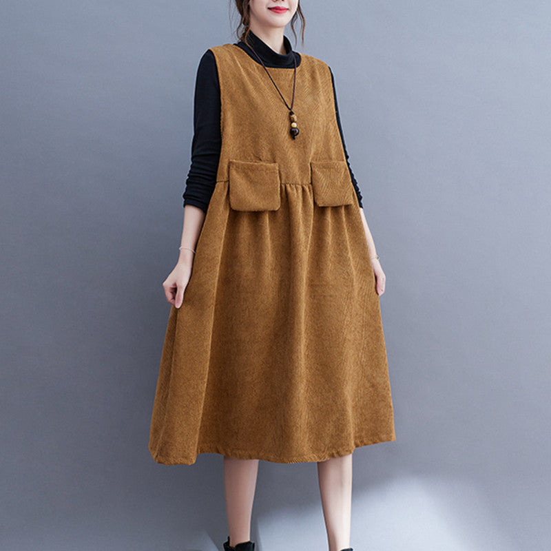 Valenzora - Retro-Kordkleid