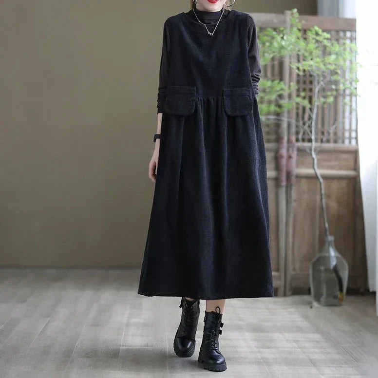 Valenzora - Retro-Kordkleid