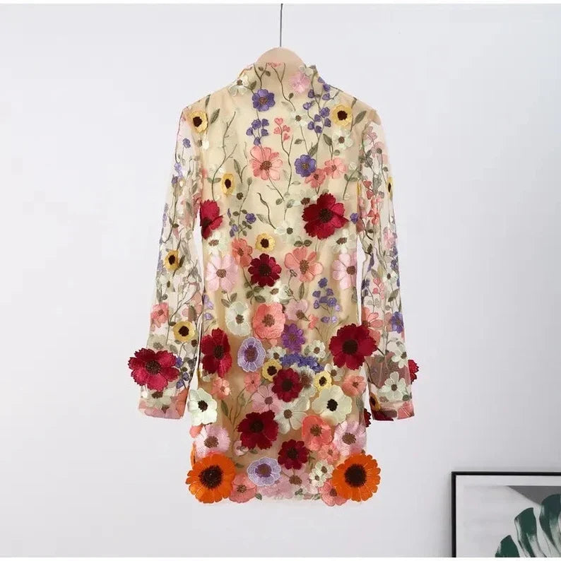 Valenzora | Handgemachtes Blumenkleid