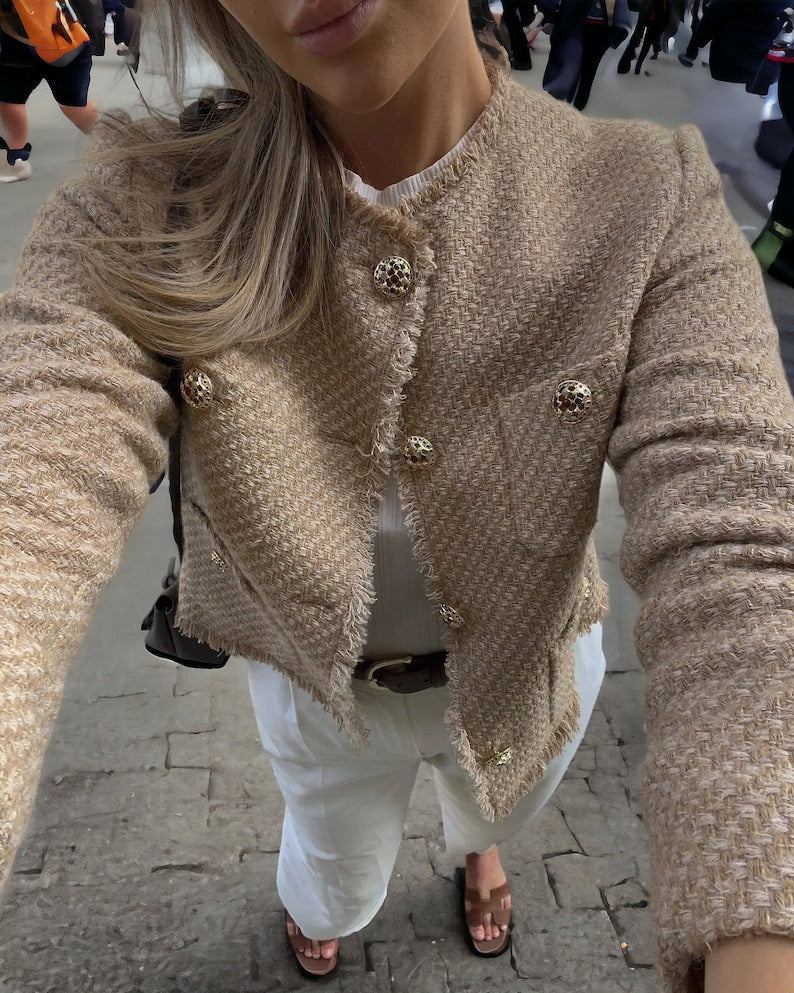 Valenzora | Short tweed jacket