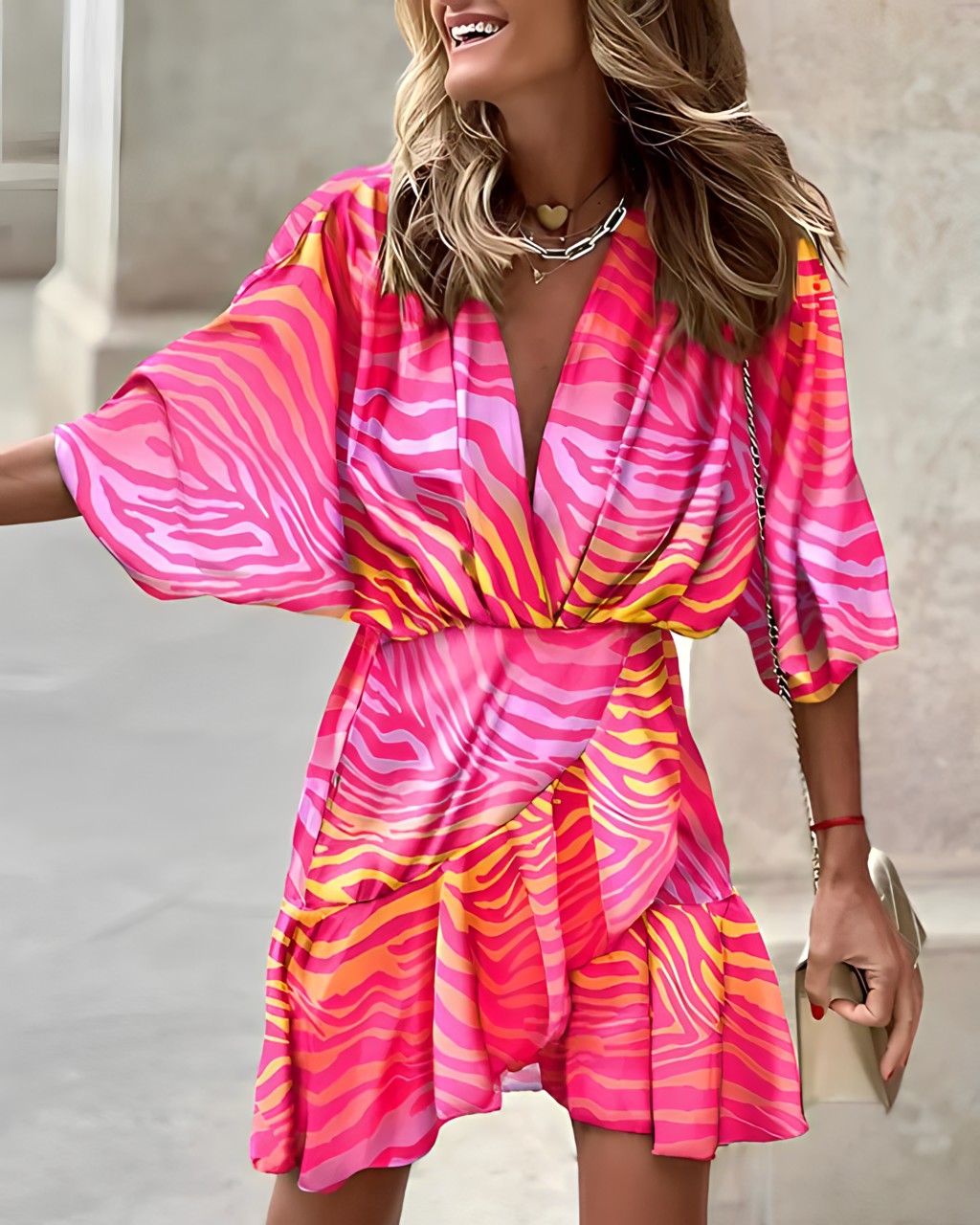 Vedette™ - Stylish mini dress