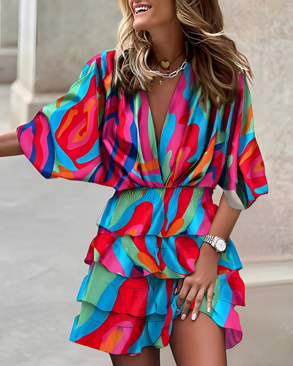 Vedette™ - Stylish mini dress