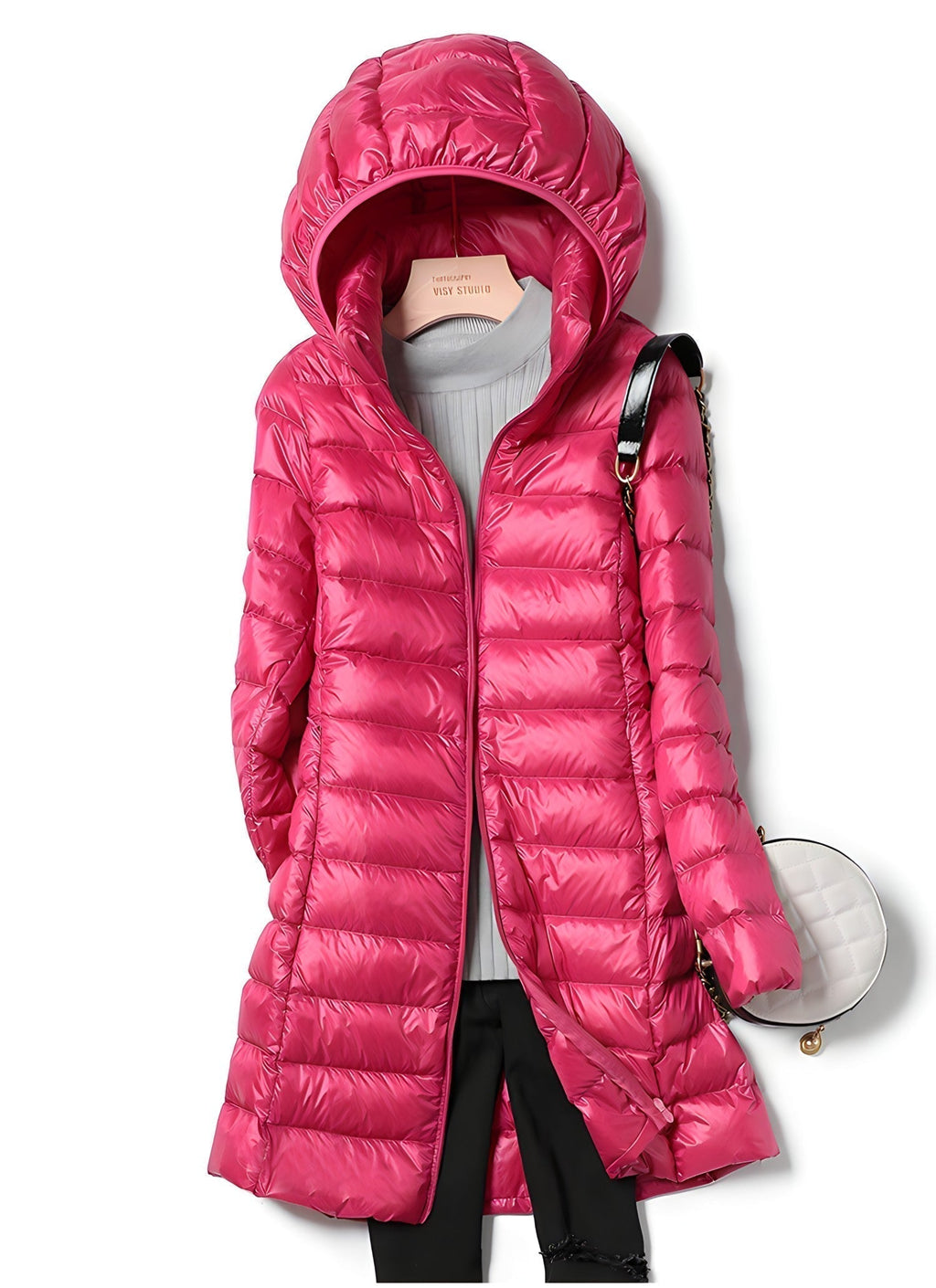 Valenzora Long down jacket for women
