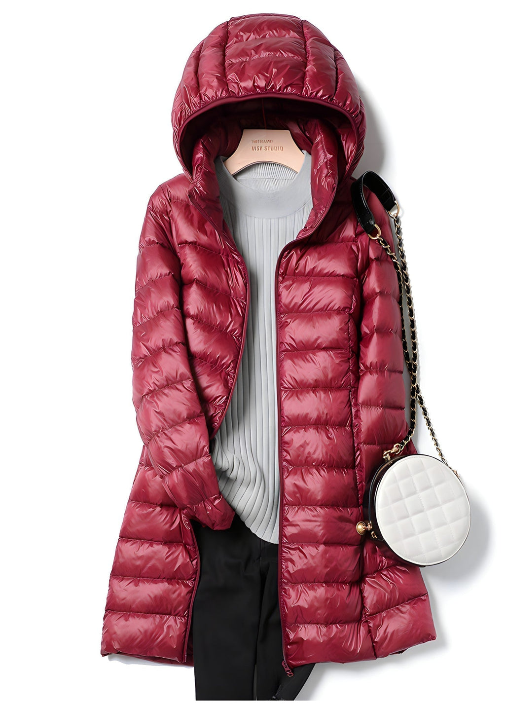 Valenzora Long down jacket for women