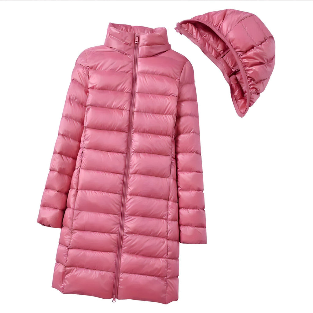 Valenzora Long down jacket for women