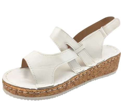 Valenzora | Bequeme Sandalen mit ergonomischem Fußbett und Klettverschluss für Damen