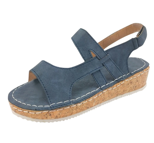 Valenzora | Bequeme Sandalen mit ergonomischem Fußbett und Klettverschluss für Damen