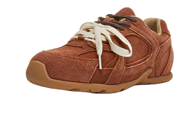 Sneaker aus echtem Leder – Retro-Komfort