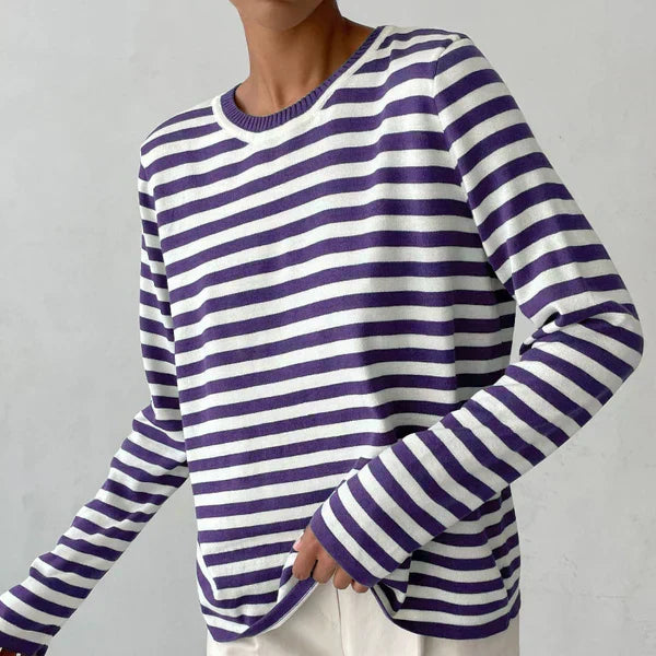 Valenzora | airy, lightweight striped T-shirt
