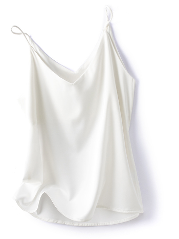 Valenzora | Satin Undershirt with Spaghetti Straps for Women