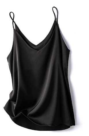 Valenzora | Satin Undershirt with Spaghetti Straps for Women