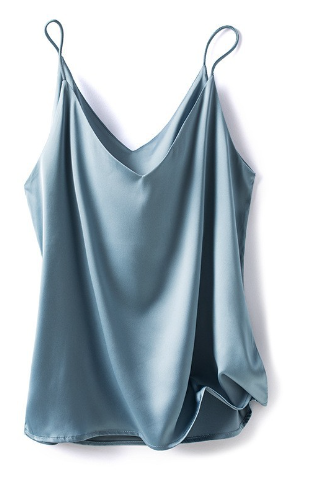 Valenzora | Satin Undershirt with Spaghetti Straps for Women