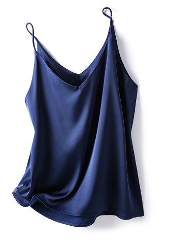 Valenzora | Satin Undershirt with Spaghetti Straps for Women
