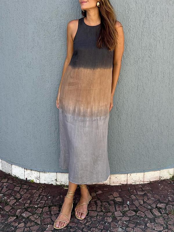 Valenzora | Women's Linen Midi Dress