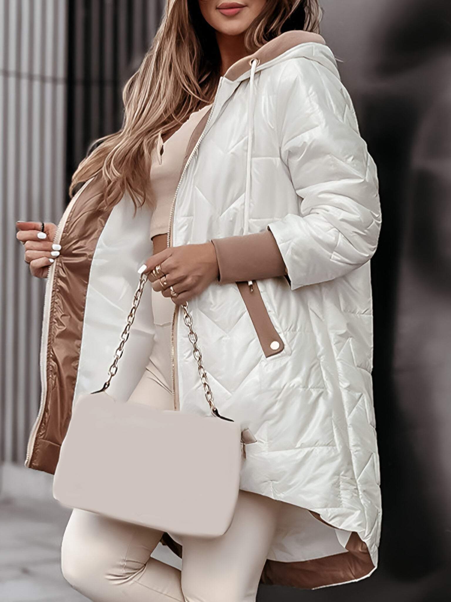 Valenzora | Women's Hooded Puffer Coat