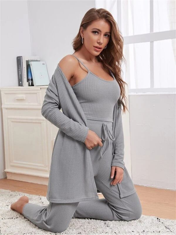 Valenzora | Luxuriöses 3-teiliges Loungewear-Set für Damen