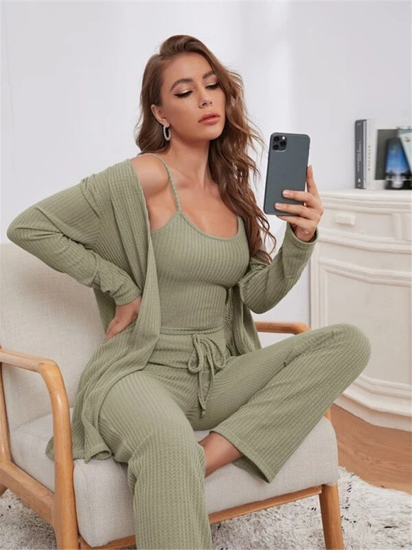 Valenzora | Luxuriöses 3-teiliges Loungewear-Set für Damen