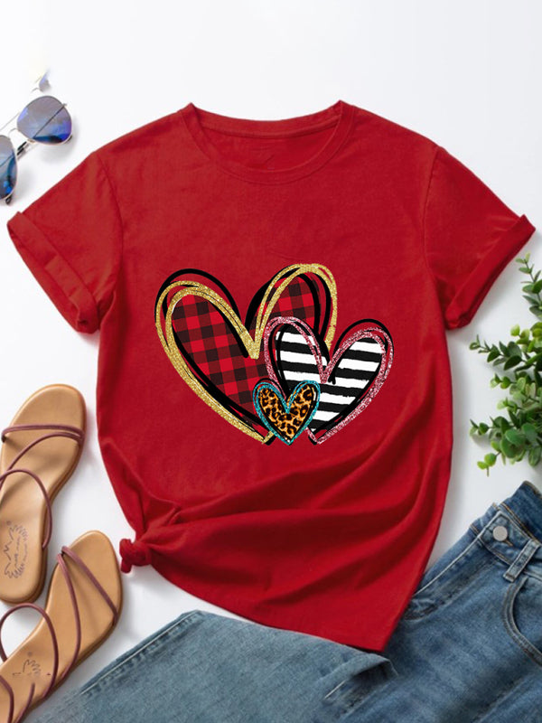 Valenzora | Damen T-Shirt mit Grafikprint und kurzen Ärmeln