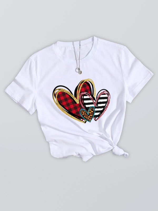 Valenzora | Damen T-Shirt mit Grafikprint und kurzen Ärmeln
