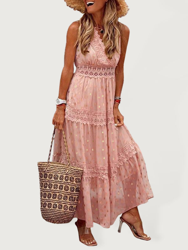 Valenzora | Lace-trimmed dress